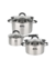 Bateria De Acero Inoxidable Tapa Colador Hudson 6 Piezas - comprar online