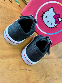 Tênis Infantil WorldColors Preto Hello Kitty - Santana Kids | Moda Infantil
