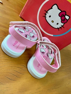 Sandália Papete Infantil Hello Kitty Rosa - Santana Kids | Moda Infantil