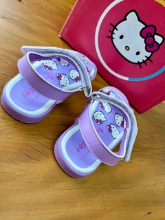 Sandália Papete Infantil Hello Kitty Roxo - Santana Kids | Moda Infantil