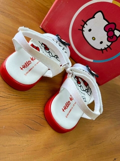 Sandália Infantil Branca Hello Kitty - Santana Kids | Moda Infantil