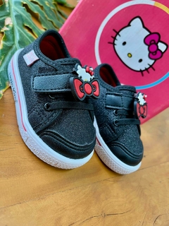 Tênis Infantil WorldColors Preto Hello Kitty