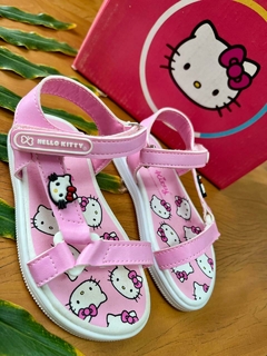 Sandália Papete Infantil Hello Kitty Rosa