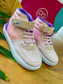 Tênis Infantil WorldColors com Velcro e Brilho