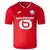 Camisa Lille I 24/25 - Torcedor New Balance Masculina - Vermelha com detalhes em azul - comprar online