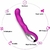 Vibrador Recarregável Ponto G - Com Textura ondulada e Alça Metalizada Vazada / Com 10 modos de Vibrações na internet