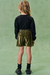 CONJUNTO BLUSA ML E SHORTS SAIA VELUDO na internet
