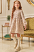 VESTIDO EM MALHA TWEES BRILHO ROSA - comprar online