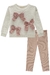 CONJUNTO DE BLUSA PELUCIADA E CALÇA LEGGING COTELÊ - Julie Kids