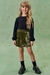 CONJUNTO BLUSA ML E SHORTS SAIA VELUDO - comprar online
