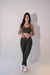 Conjunto Feminino Fitness Essenza Calça e Top - Vert Kaki na internet