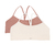 Paquete x2 top seamless con base ancha - Lili Pink