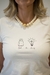 T-shirt Sal & Luz + Colar Maxi de Pérolas (COMBO PROMOCIONAL)