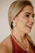 Colar Dourado Bruna com Acabamento Martelado – Linha Bijoux