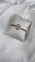 Pulseira filha dourada com zirconias Linha Premium Semijoia