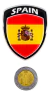 Imagen de Calcomania Escudo España Decoracion Seat Leon Ibiza Cupra