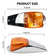 5 Pz Peterbilt Kenworth Zepelin Caseta Tipo Nuevo 17 Led - Custom & Classic