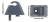 Clip Soporte Visera Parasol Opel Vectra Astra Meriva Cavalie - Custom & Classic