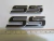 Par Emblema Ss Metalico Negro Auto Camioneta Chevrolet - Custom & Classic