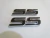 Par Emblema Ss Metalico Negro Auto Camioneta Chevrolet en internet