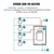 INTERRUPTOR WIFI TOUCH 4 TECLAS BRANCO APP TUYA ALPHA100-4 AITEK - loja online