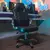 Silla de escritorio Baires4 PS4 ergonómica negra con tapizado de cuero sintético - comprar online