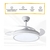 Ventilador de techo con luz led a control remoto - comprar online