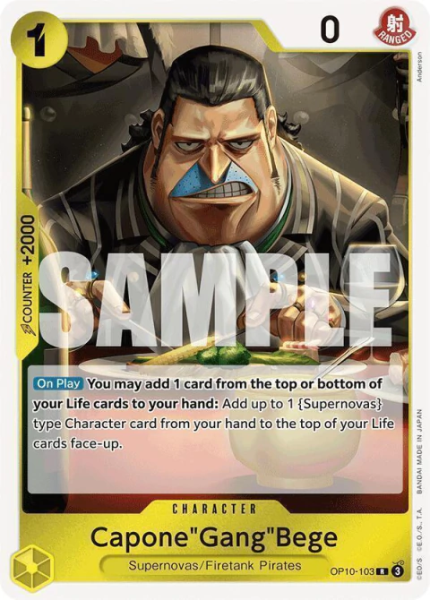 Capone Gang Bege - OP10-103 - Rare