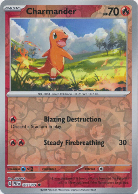 Charmander - 007/091 (Reverse Foil)