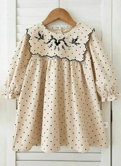 Vestido outono preto e branco - comprar online