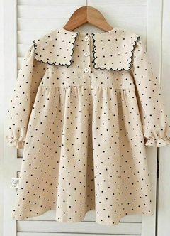 Vestido outono preto e branco na internet