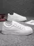 Sapatilhas brancas casuais para homens, sapatilhas masculinas de verão, sapatos