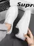 Sapatilhas brancas casuais para homens, sapatilhas masculinas de verão, sapatos - comprar online