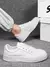 Sapatilhas brancas casuais para homens, sapatilhas masculinas de verão, sapatos
