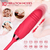 Vibrador Duplo Rose Sucção e Vai-e-vem