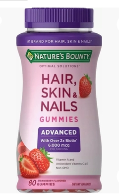 Hair Skin & Nails (80 gomas) - Nature's Bounty