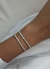 PULSEIRA PRATA BAN.RIV.MOISSANITE 15CM 3MM 4,4CT