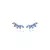 BRINCO CRISTAL SAFIRA EARCUFF NAVETES PRATA 925