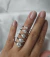 ANEL PRATA BAN.SOLITARIO MOISSANITE 0,8CT 6MM