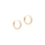 Brinco ear bling olho cristal ametista banho de ouro 18k nano gold na internet