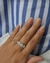 ANEL PRATA 925 COM 4 FLORZINHAS ZIRCONIA