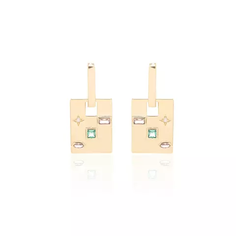 BRINCO CRISTAL PARAIBA CRISTAL QUARTZO ROSA CRISTAL MORGANITA GEOMETRICO