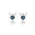 BRINCO CRISTAL SAFIRA ZIRCONIA BRANCA BORBOLETA MOSAICO CRAVAÇÃO INVISÍVEL
