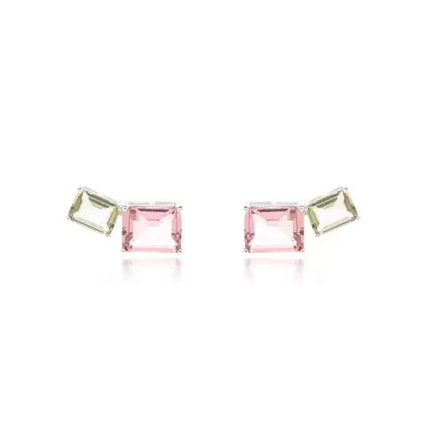 BRINCO CRISTAL RODOLITA CRISTAL PERIDOTO PRATA 925