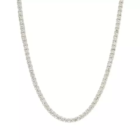 COLAR ZIRCONIA DIAMOND LEMON RIVIERA INTEIRA PEDRAS 2.0MM RODIO - 42CM