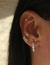 BRINCO ARGOLA PRATA 925 CRAVEJADA ZIRCONIA DUPLA AQUA - AMETISTA - WHITE 16MM - comprar online