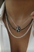 COLAR RIVIERA PRATA 925 NEGRA COM ZIRCONIA NEGRA 45 cm 2mm - comprar online