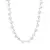 COLAR ZIRCONIA DIAMOND GOTA E OVAL PRATA 925 - 42CM