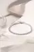 PULSEIRA SAFIRA INCOLOR RIVIERA 3MM 4 GARRAS PEDRA NATURAL na internet