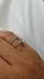 ANEL PRATA 925 SOLITARIO MOISSANITE 6MM C/1 DETALHE ZIRCS